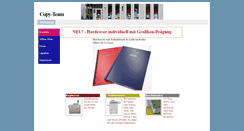 Desktop Screenshot of copyteam.de